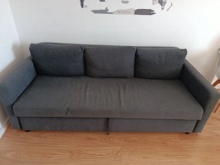 Sofá Cama 3 Plazas IKEA Friheten Gris
