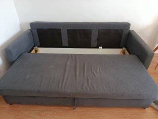 Sofá Cama 3 Plazas IKEA Friheten Gris