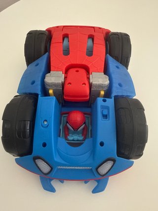 Coche Spiderman Rojo y Azul