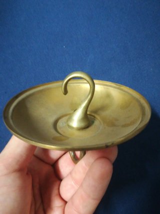 Florón lámpara dorado antiguo