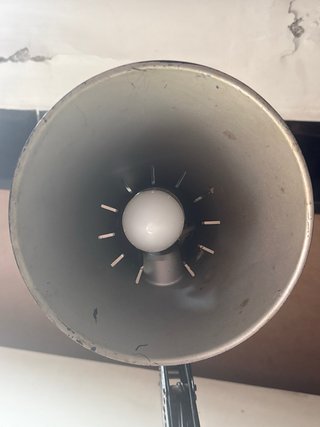 Lámpara flexo taller años 50 negra bometal