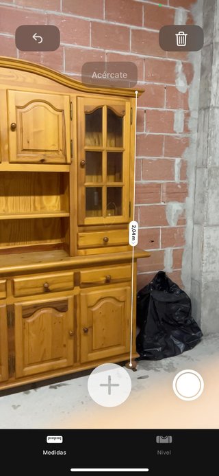 Aparador de pino macizo para cocina/salón