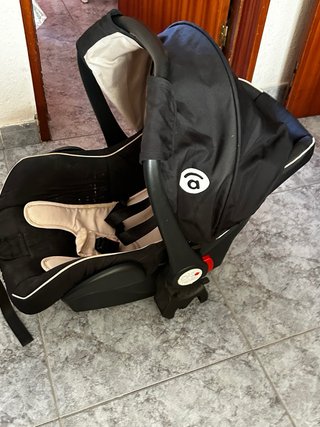 Silla coche bebé negra