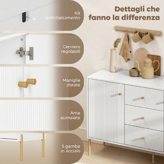 Moderna, Mueble Bar de Café con 3 Cajones