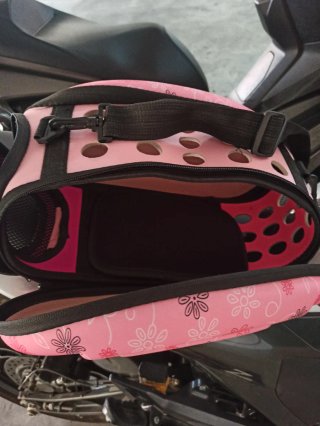 Transportín para mascotas pequeñas floral