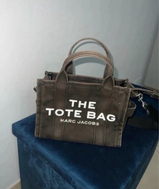 Borsa Marc Jacobs The Tote Bag Tela Verde