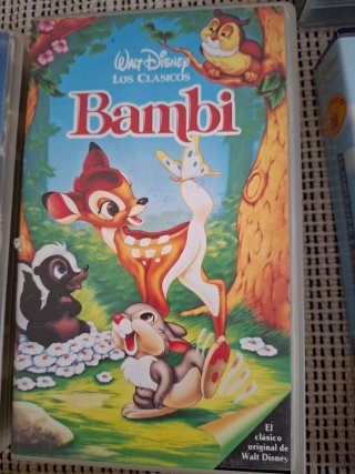 Película VHS Bambi - Walt Disney Los Clásicos