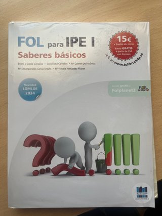 FOL para IPE I, Saberes básicos