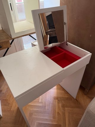 Tocador IKEA BRIMNES Blanco con Espejo
