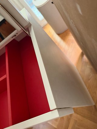 Tocador IKEA BRIMNES Blanco con Espejo