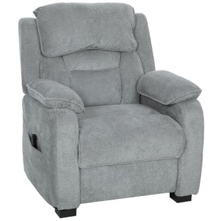 Sillón Reclinado 150° Efecto Terciopelo con Reposa