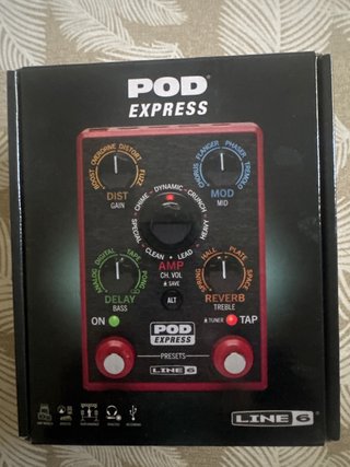 Pedal multiefectos guitarra POD EXPRESS