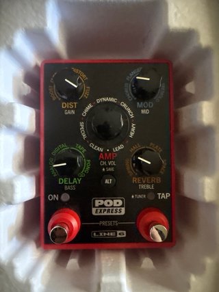 Pedal multiefectos guitarra POD EXPRESS