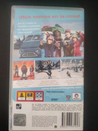 Shaun White Snowboarding PSP UMD