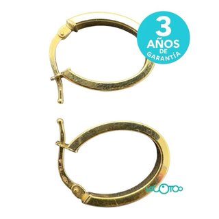 Pendientes Aro Ovalados Oro