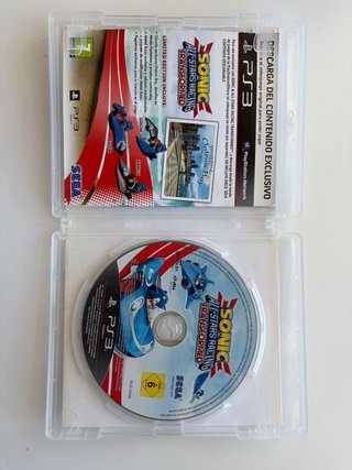 Sonic All-Stars Racing Transformed PS3 Edición Lim
