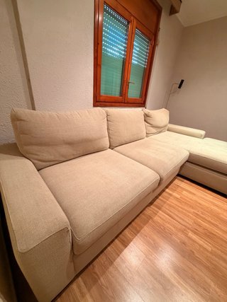 Sofá Chaiselongue Beige