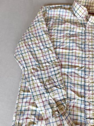 Camisa Emilio Tucci Cuadros Multicolor Manga Larga
