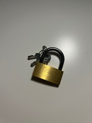 Candado Latón Ferro Tools + 3 Llaves Nuevo