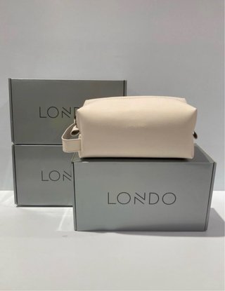 Neceser de piel Londo beige
