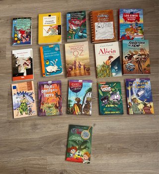 Lote de libros 10-14 años