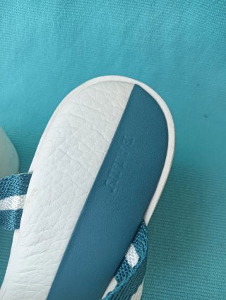Sandalias Bally Talla 41 Azul y Blanco