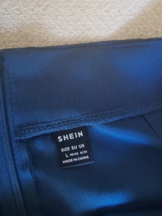 Pantalón ancho mujer azul/verde azulado
