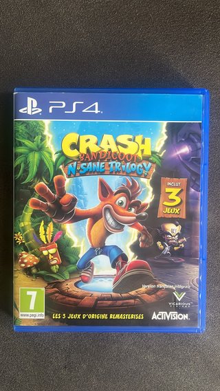 Crash Bandicoot Trilogy PS4 Como nuevo PAL Fra