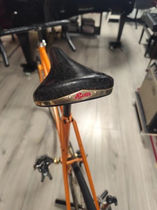 Bicicleta Peugeot Fixie Contrapedal Naranja