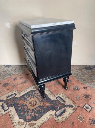Mesa Auxiliar Mármol y Madera