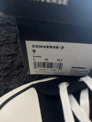 Converse Chuck Taylor All Star Negras Estrellas
