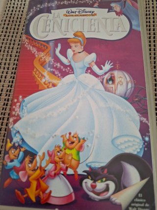 La Cenicienta VHS Disney Clásicos Español