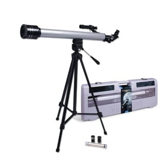 Telescopio con trípode y maletín