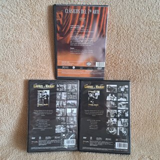 Lote 3 DVD El Gordo y el Flaco Laurel & Hardy