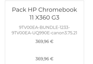 HP Chromebook Nero