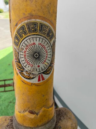 Bicicleta Orbea Clásica Amarilla original.