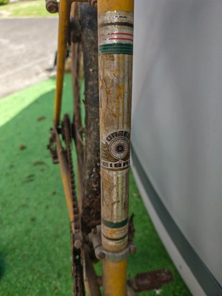 Bicicleta Orbea Clásica Amarilla original.