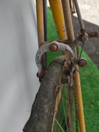 Bicicleta Orbea Clásica Amarilla original.
