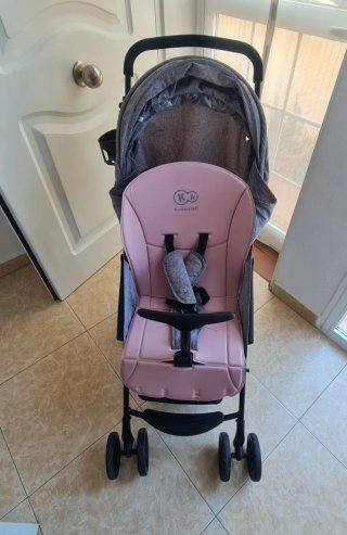 Silla de Paseo Kinderkraft LITE UP Gris/ Rosa