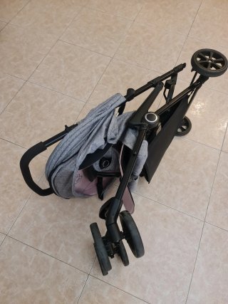 Silla de Paseo Kinderkraft LITE UP Gris/ Rosa