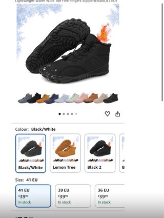 Botas invierno nuevas talla 45 negro