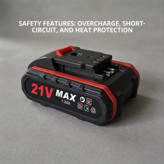 Batteria al litio da 21 V e 1300 mAh per tagliasiepi
