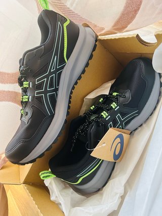 Zapatillas ASICS Hombre Negro/Verde