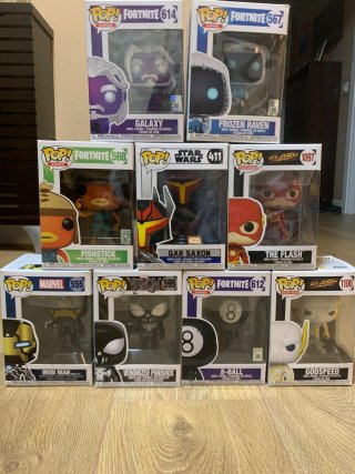 Lote Funko Pop Fortnite, Marvel, Star Wars