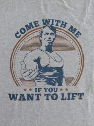 T-shirt uomo Arnold Schwarzenegger Come with me