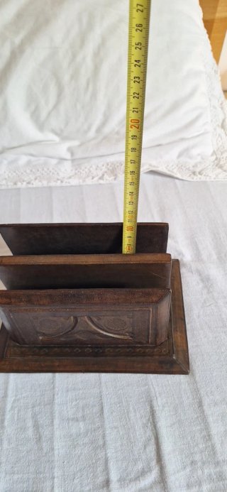 Portalettere vintage in legno