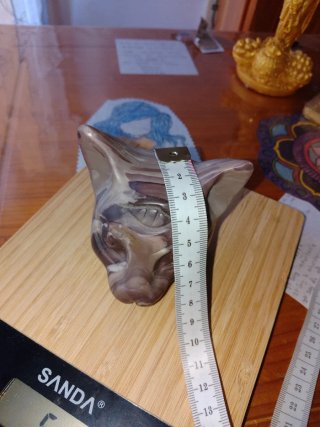 Calcita Chocolate Cabeza Gato 3er Ojo