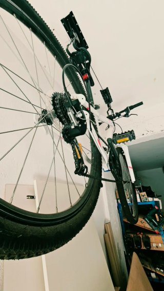 Bicicleta Rockrider Blanca