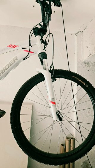 Bicicleta Rockrider Blanca