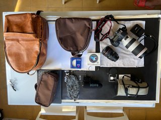 Kit Canon 5D Mark III + objetivos + accesorios pro